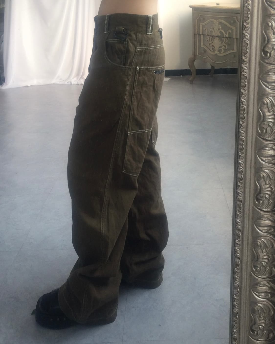 Stitch point cotton pants 상품이미지7