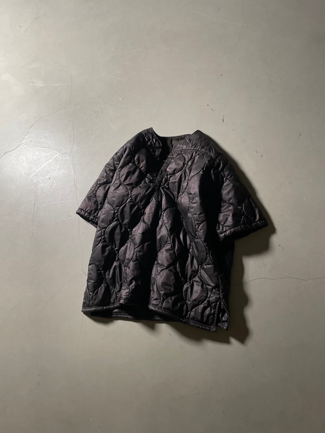 H•d Dining-Dyed Quilted Short Sleeve Top 상품이미지3