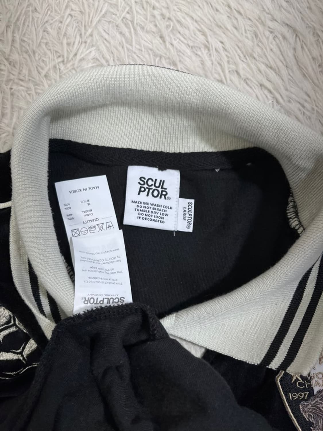 스컬프터 벨루어 롱 슬리브 티셔츠/#2783 상품이미지4