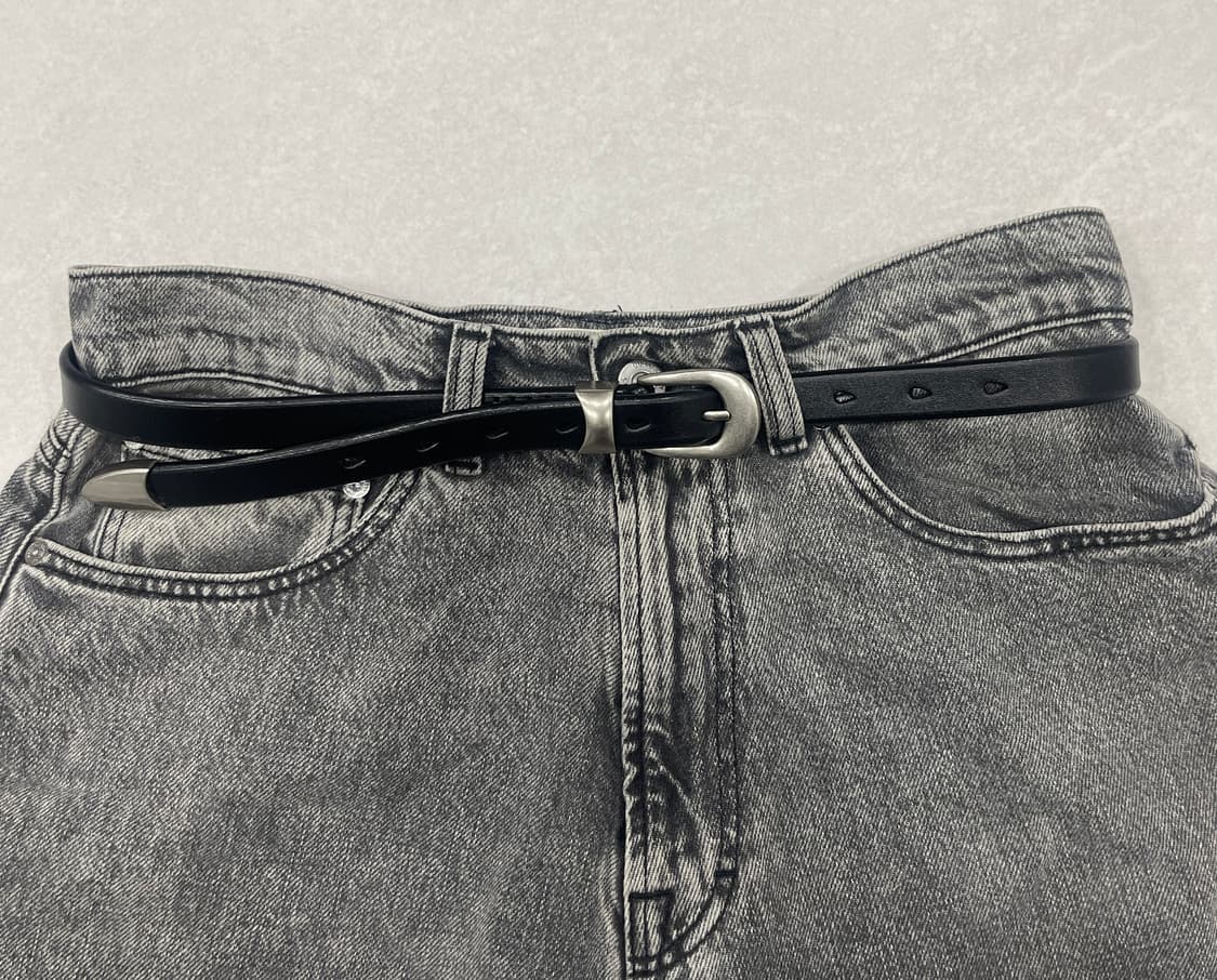 러스틱 리얼가죽벨트 (2cm) 상품이미지4