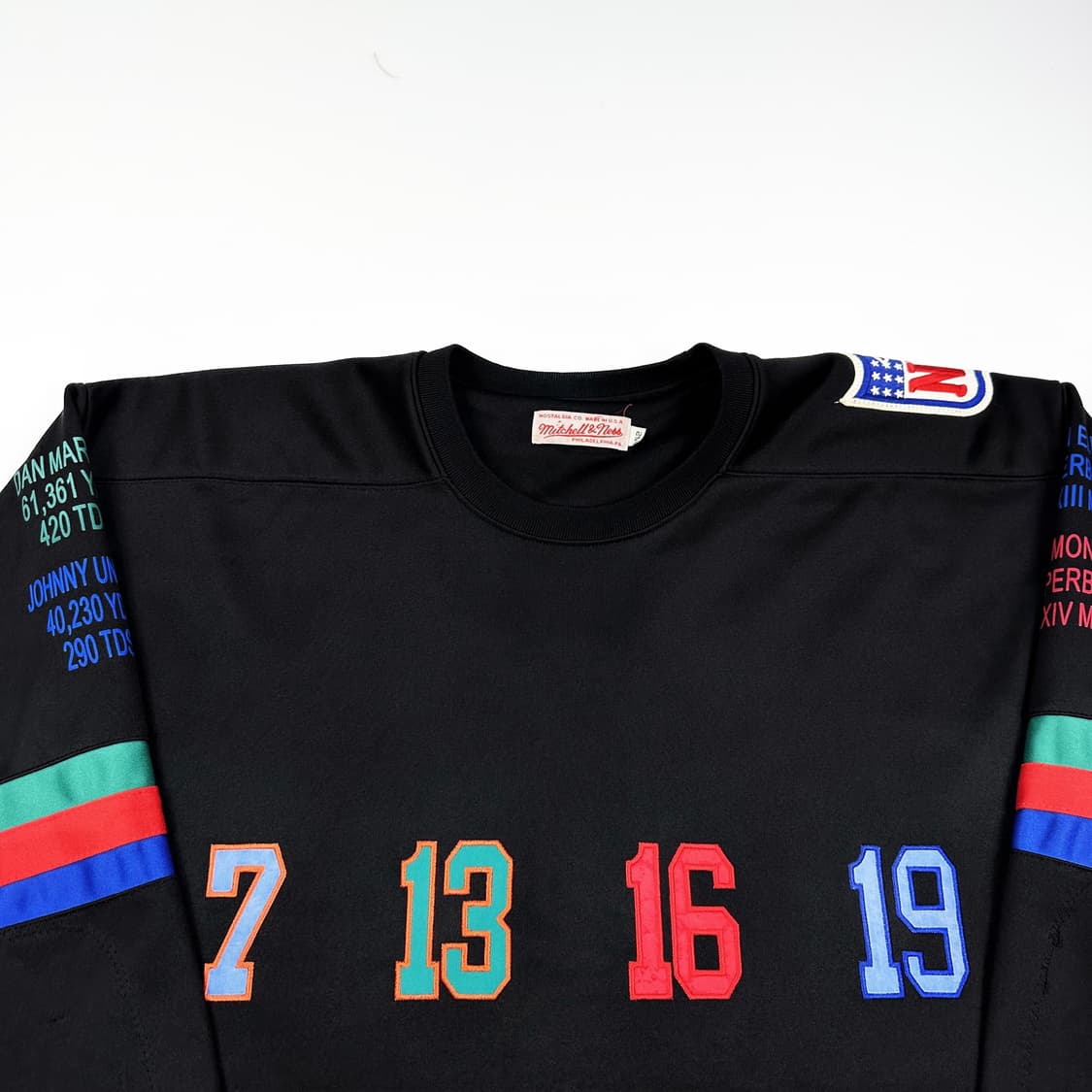 (기장수선) 미첼앤네스 NFL 크롭 긴팔 럭비져지 2XL 상품이미지2