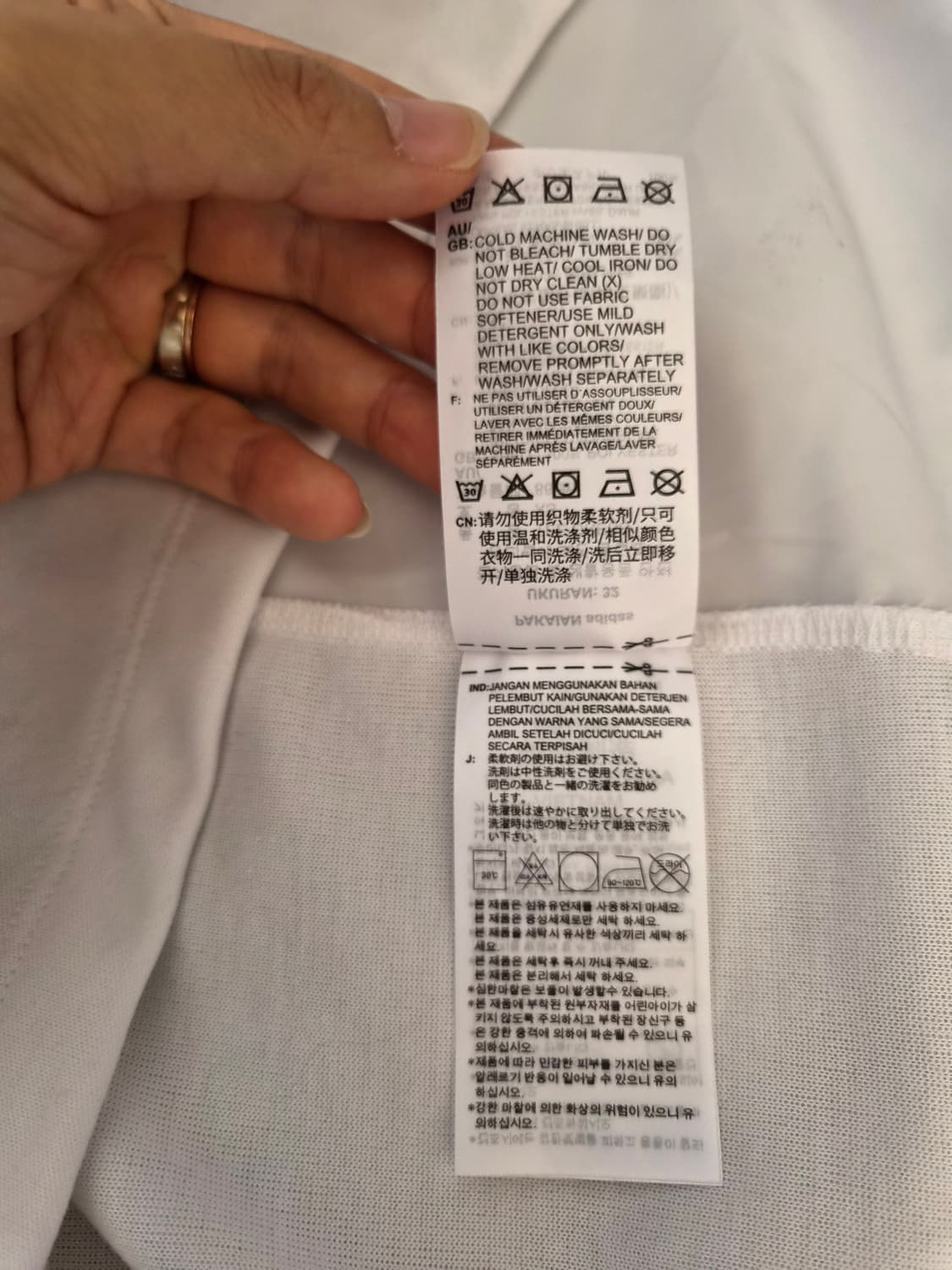 아디다스 여성 로고자수 반팔티 드레스 XS사이즈 상품이미지8