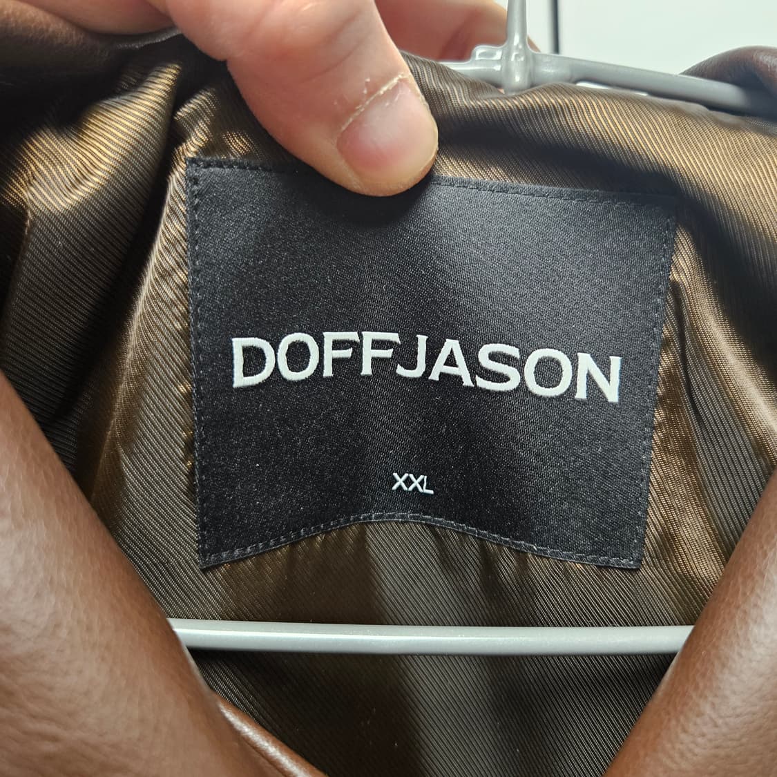 도프제이슨 레더자켓 브라운 XXL 상품이미지5