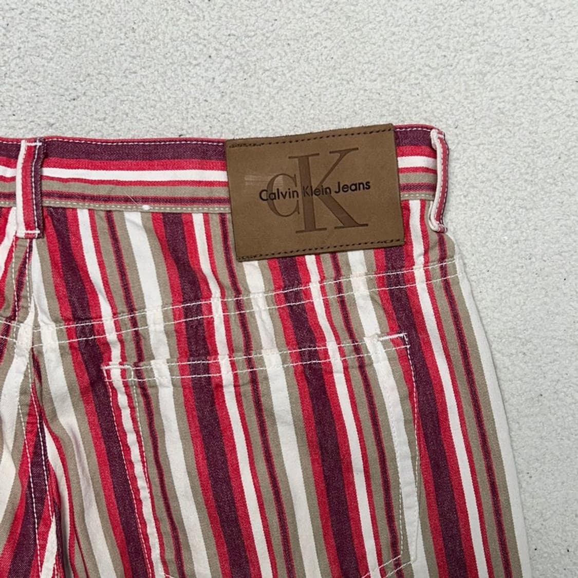 캘빈클라인 멀티컬러 스트라이프 패턴 팬츠 29 상품이미지6