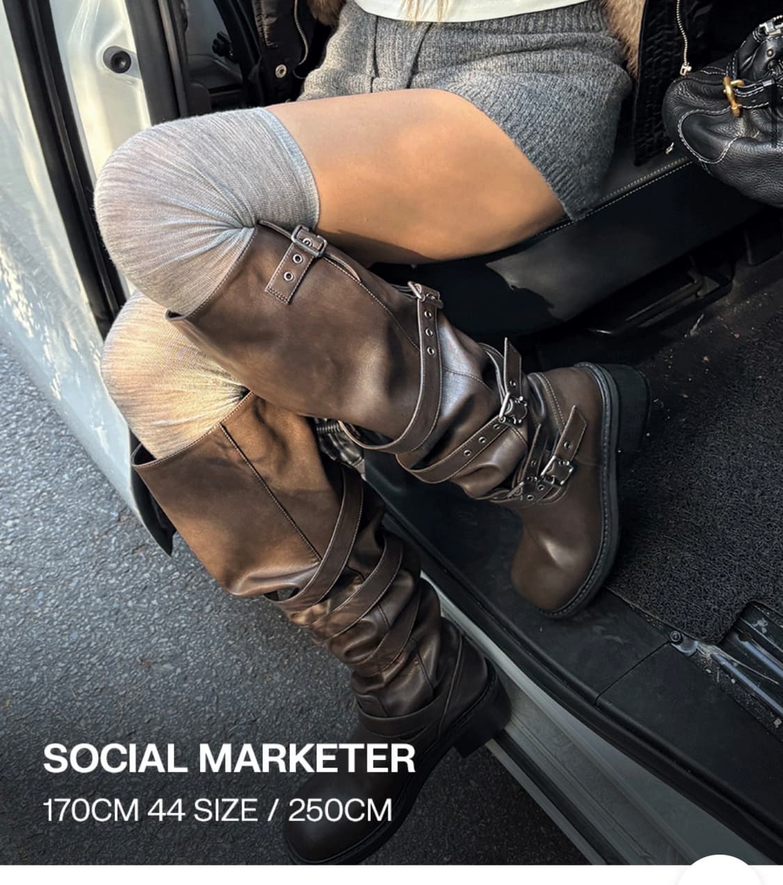 블랙업 코젤라 링클 레더 부츠 상품이미지3