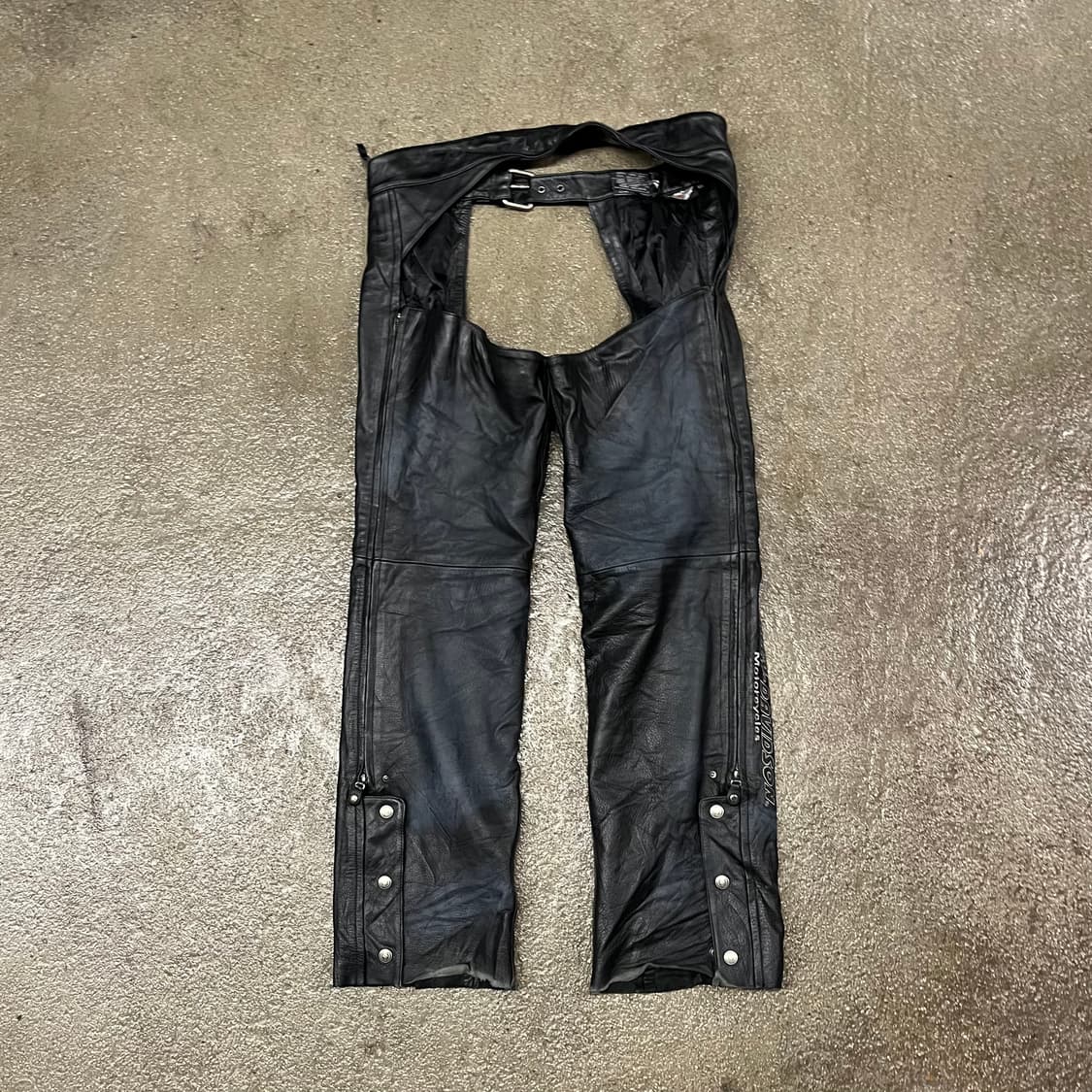 할리데이비슨 가죽 챕스 (XL) 상품이미지4