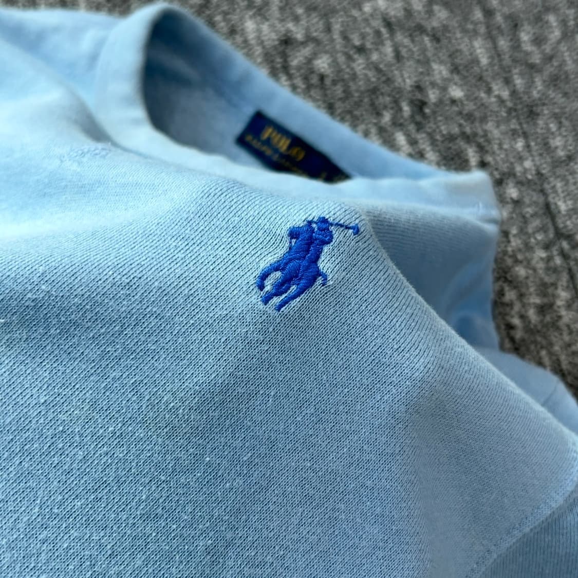 폴로 랄프로렌 스카이 블루 맨투맨  상품이미지4