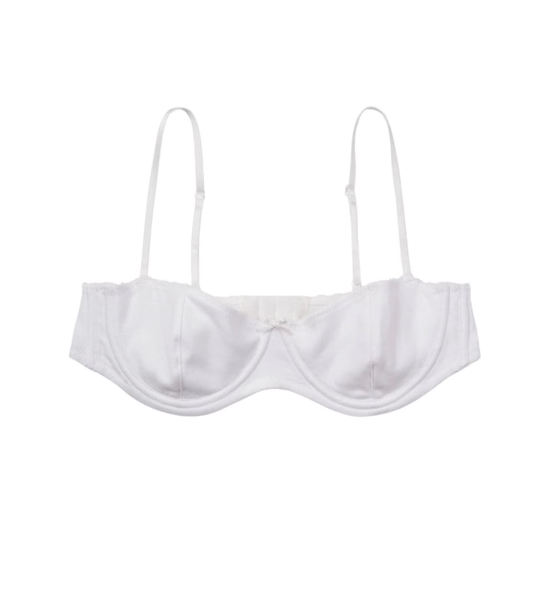 Demi Cup Bra (White)  상품이미지1