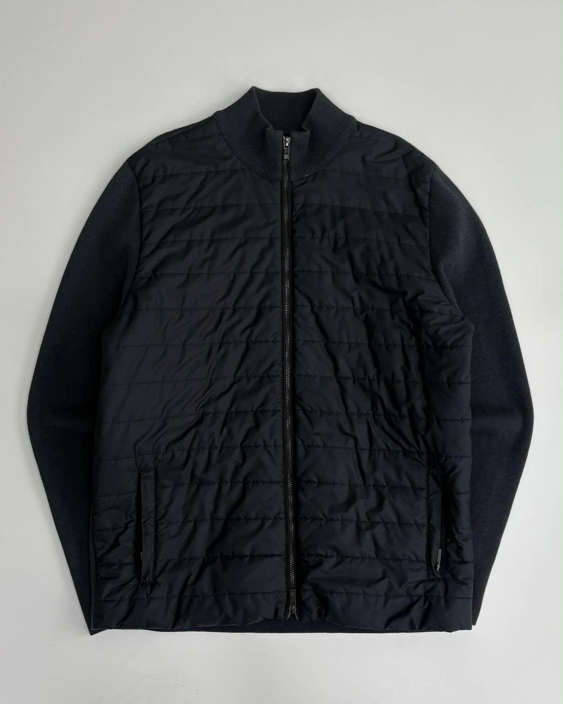 [XL] 마시모두띠 네이비 경량 니트 패딩 상품이미지1