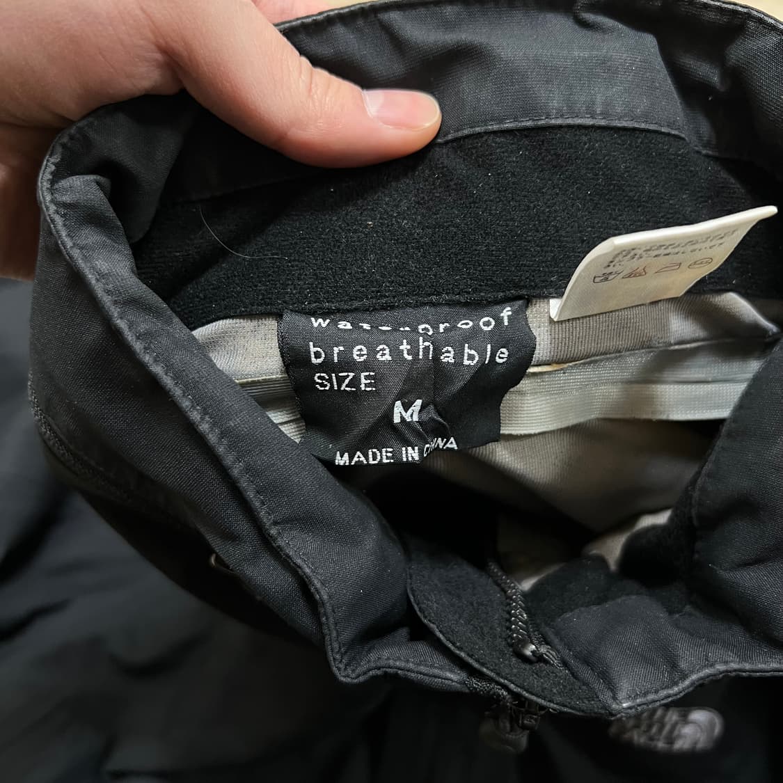 노스페이스 써밋시리즈 고어텍스 바람막이 집업자켓 [블랙] M/95 상품이미지7