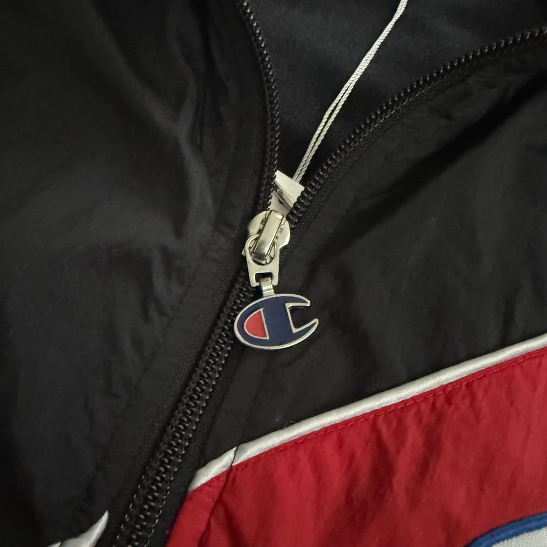 챔피온 빈티지 빅로고 나일론 트랙 자켓 XL 상품이미지8