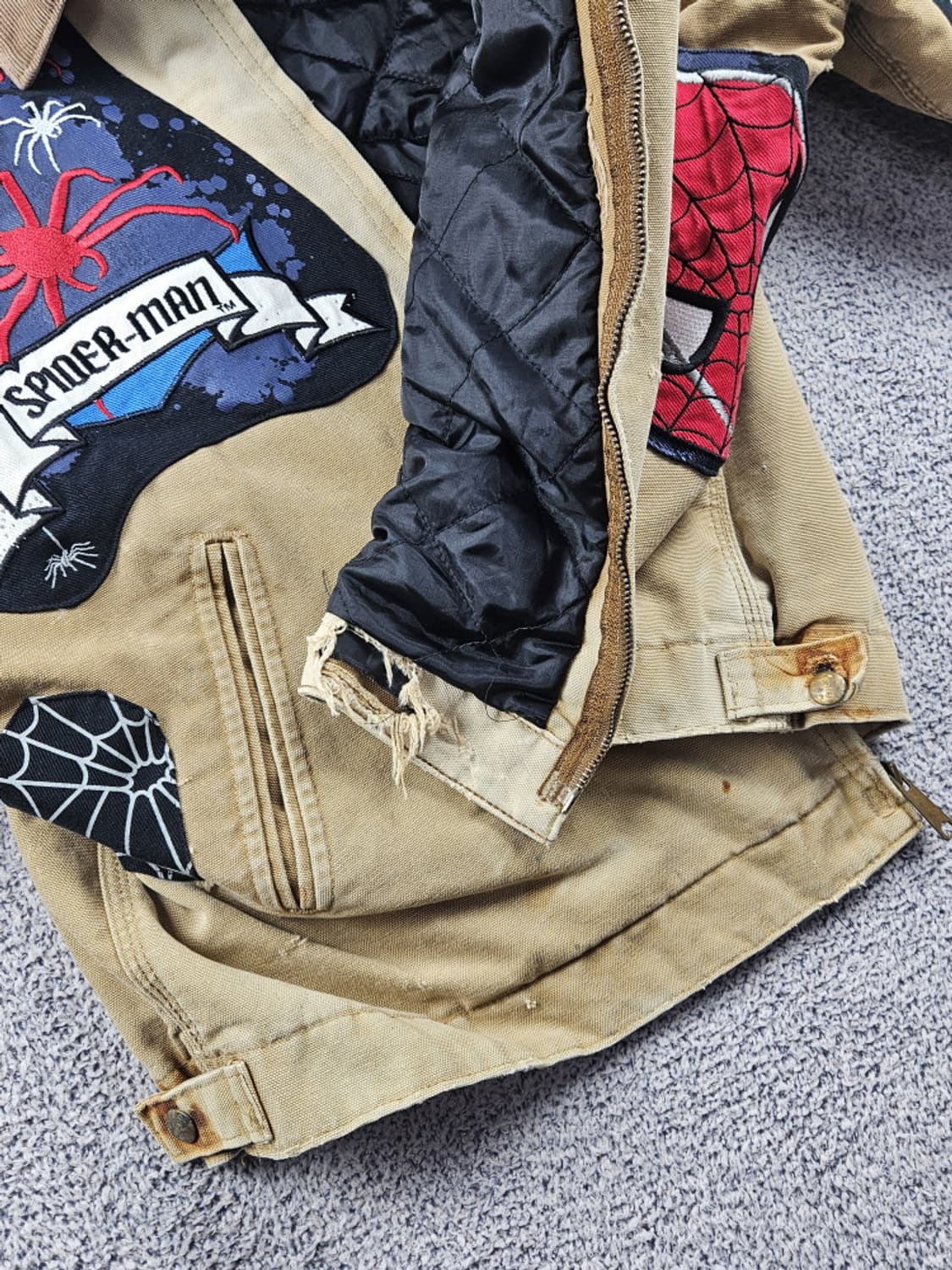 칼하트 X 제프해밀턴 리워크 커스텀 디트로이트 자켓 (105)/10594 상품이미지10