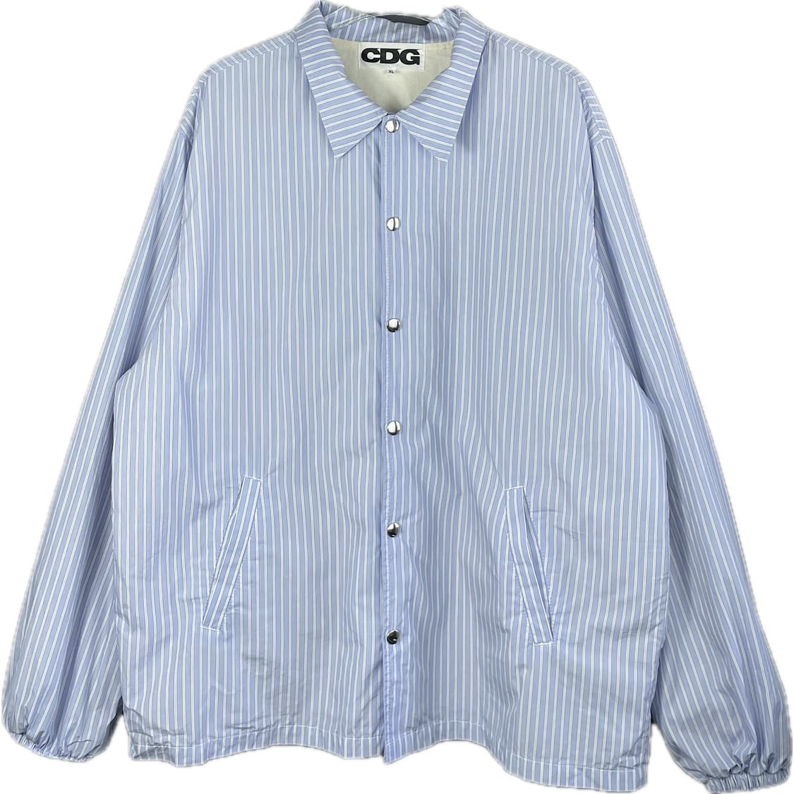 [XL] 꼼데가르송 CDG 스트라이프 코치 자켓 상품이미지2
