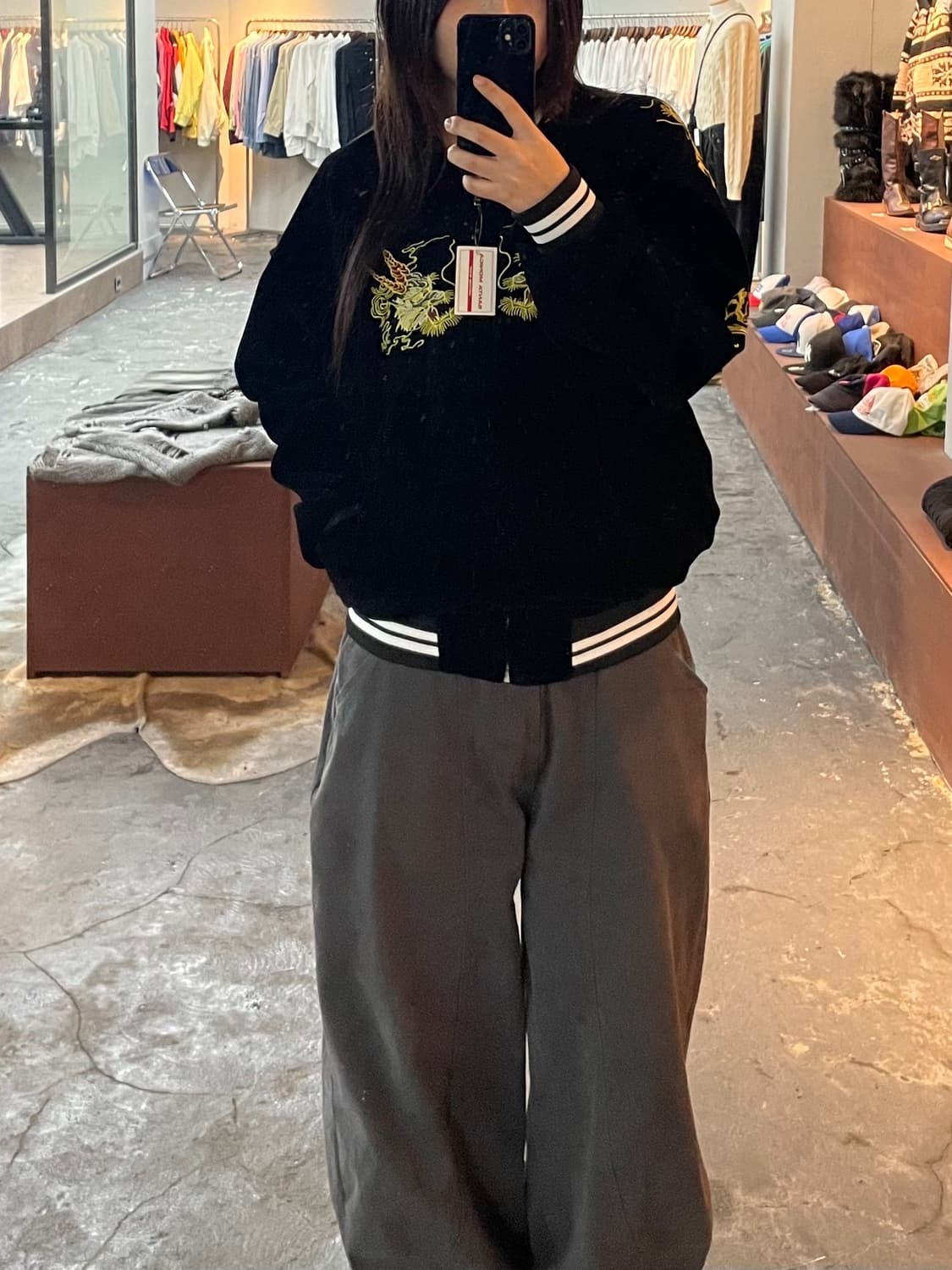 빈티지 신룡 벨벳 스키쟌 H669 상품이미지1