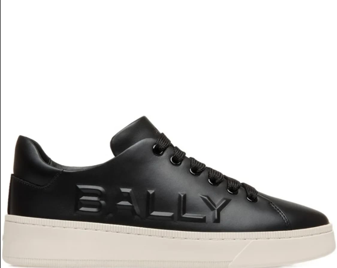 25FW Bally 레이즈 엠보스드 로고 레더 스니커즈 상품이미지1
