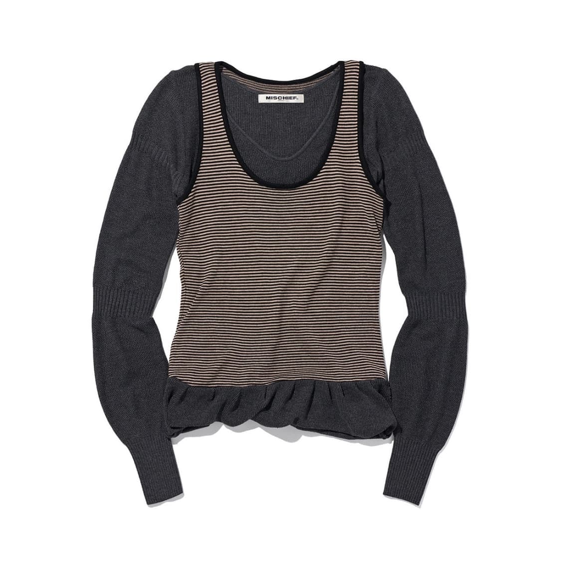 MSCHF RIPPLE LAYERED KNIT TOP (M size) 상품이미지1