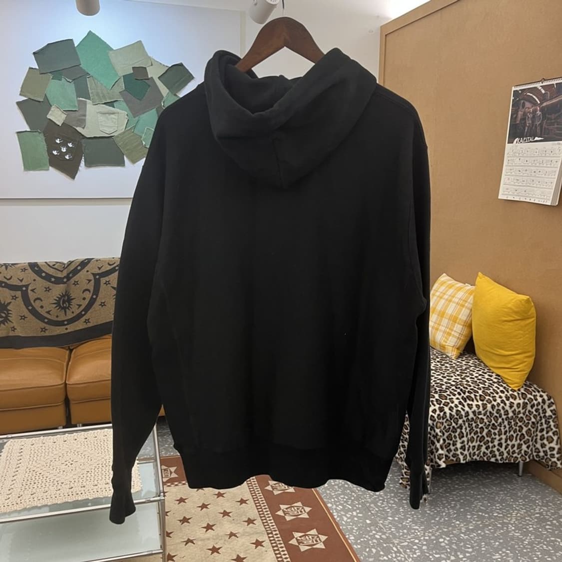 챔피온 리버스위브 올드스쿨 스펠로고 후드티 L C09940 상품이미지4