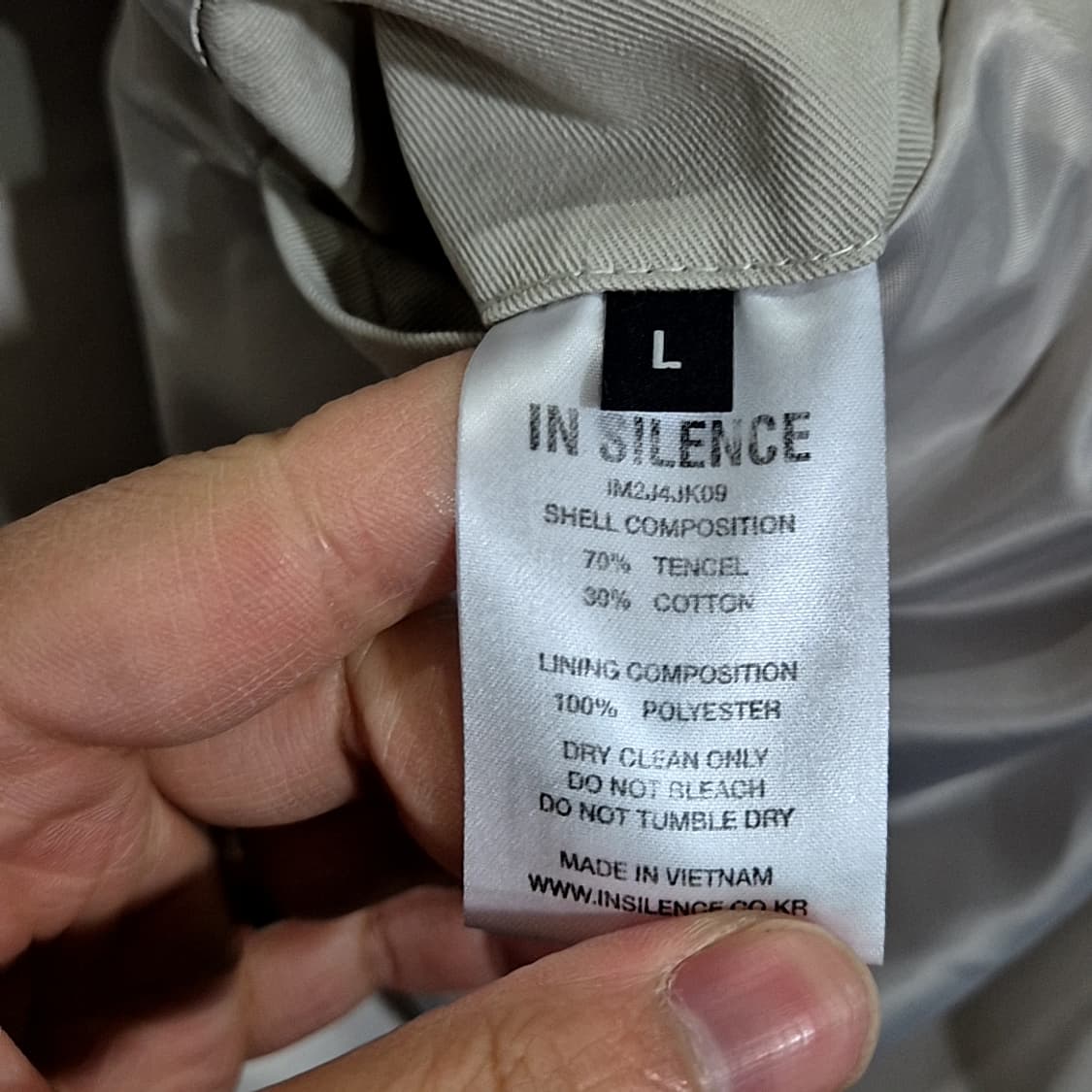 In Silence 인사일런스 드라이프 플라이트 자켓  상품이미지5