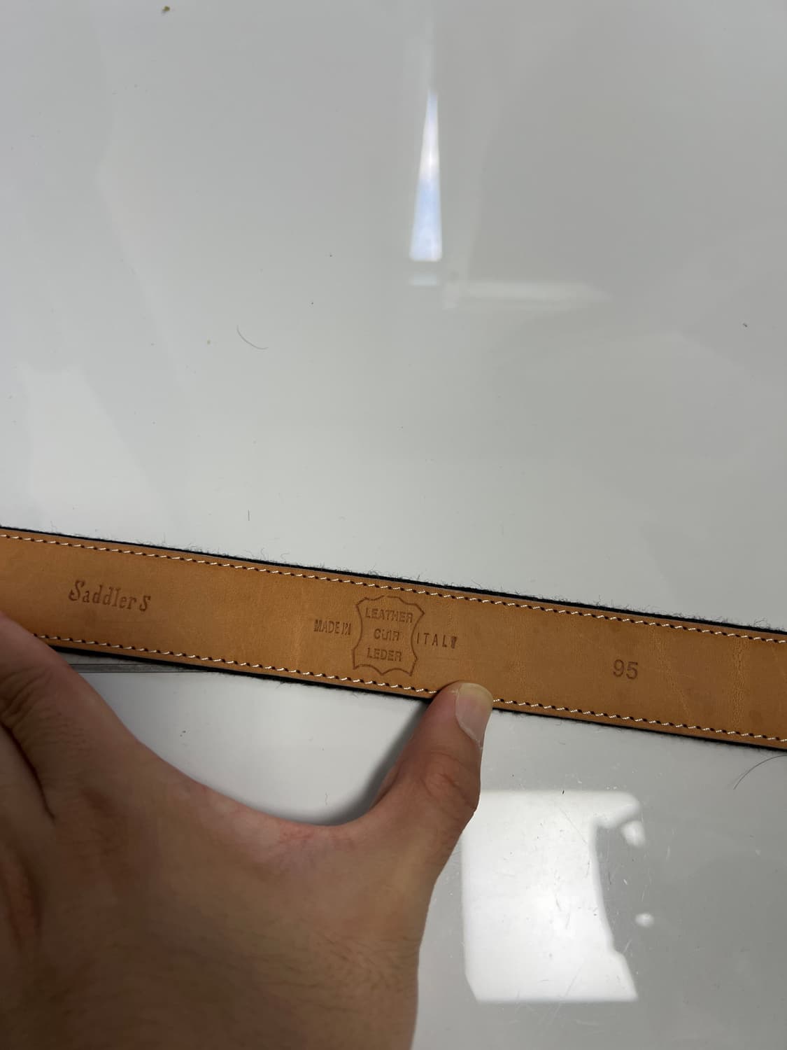 Saddler's 새들러스 스웨이드 벨트 95 상품이미지6
