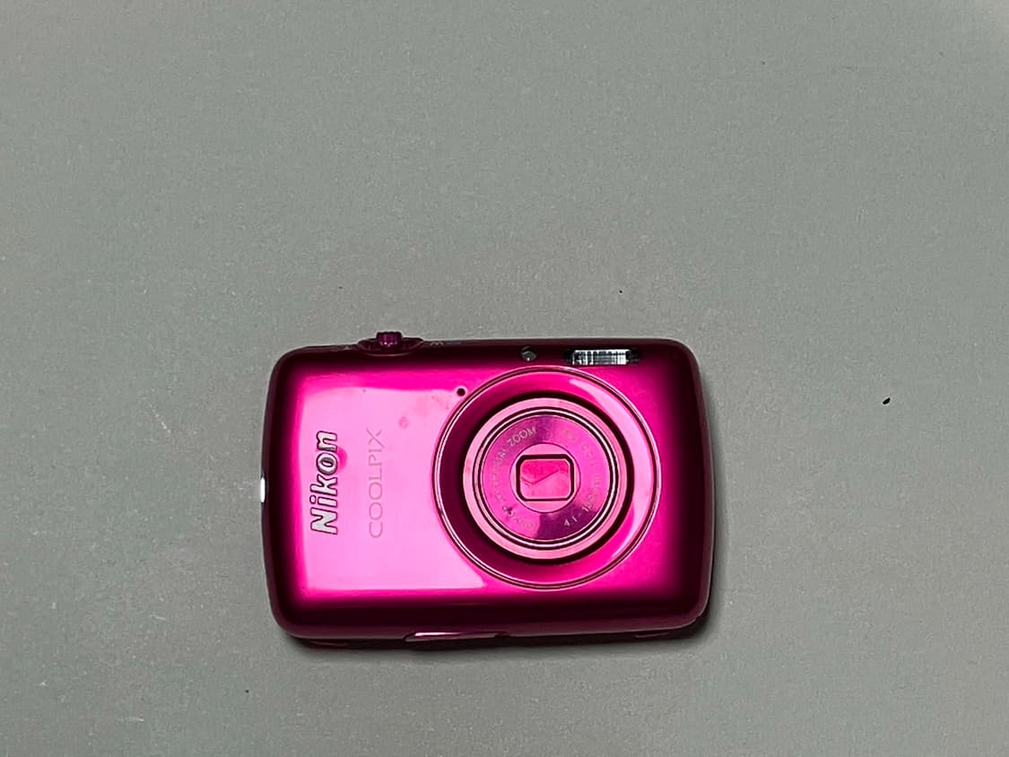 [배터리 커버 붙어있음!] Nikon coolpix s01 pink 상품이미지1