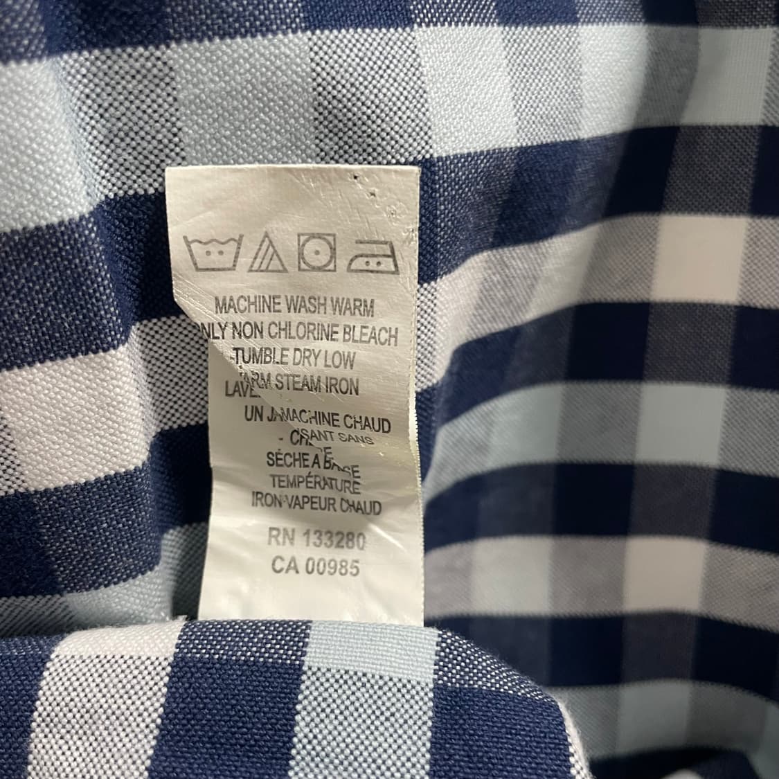 톰브라운/ 화이트 테이핑 옥스포드 체크 셔츠/ 4 상품이미지10