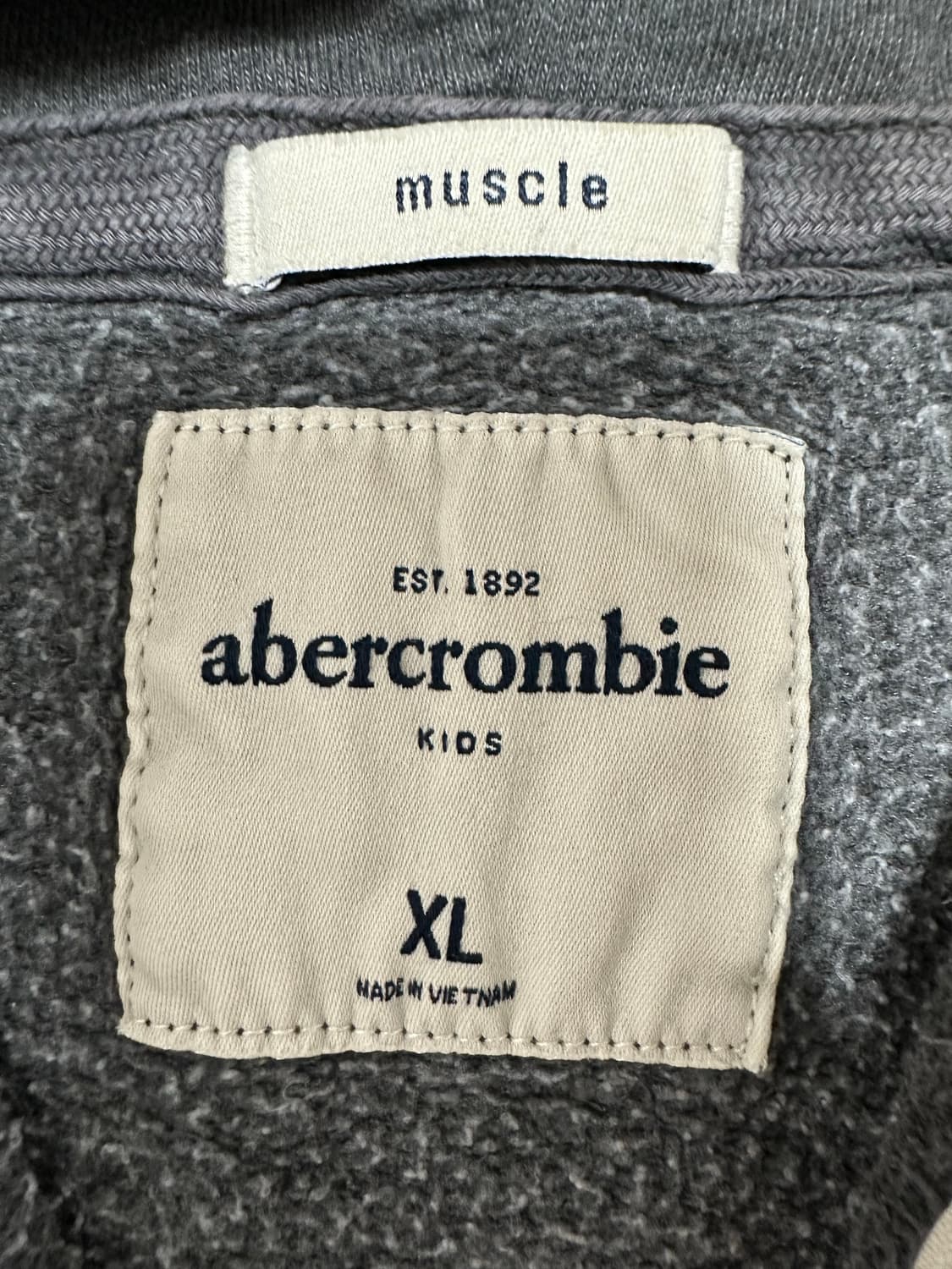 아베크롬비 스펠로고 후드집업 상품이미지4