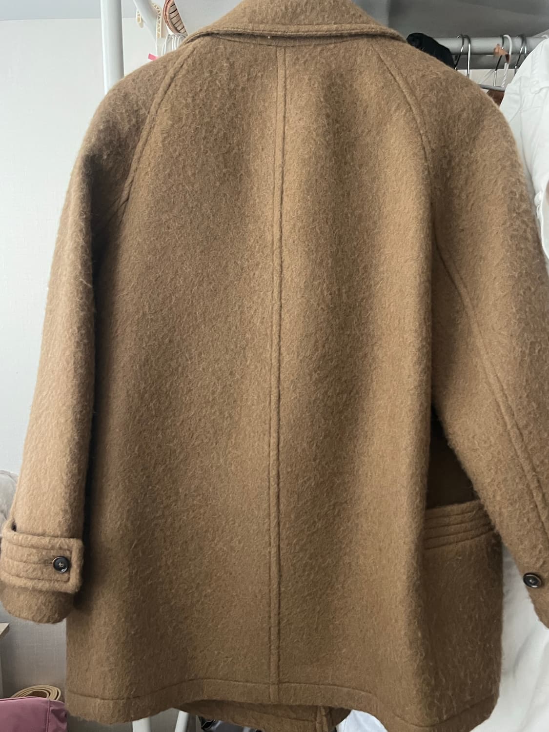 온앤온 더블 하프코트 카멜색상 S 상품이미지8