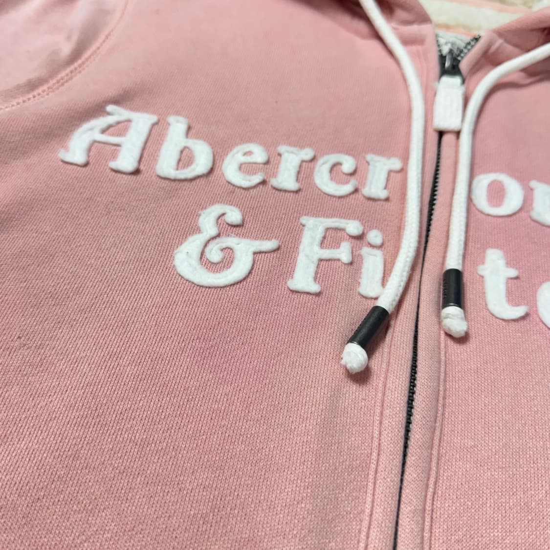 (S) 아베크롬비 양털 후드집업 핑크 상품이미지4