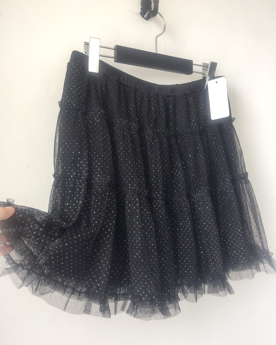 Dot pattern sha mini skirt 상품이미지2