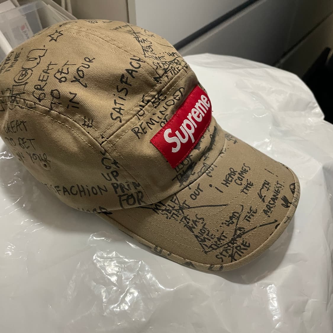 슈프림 곤즈 포엠 캠프캡 카키 상품이미지4