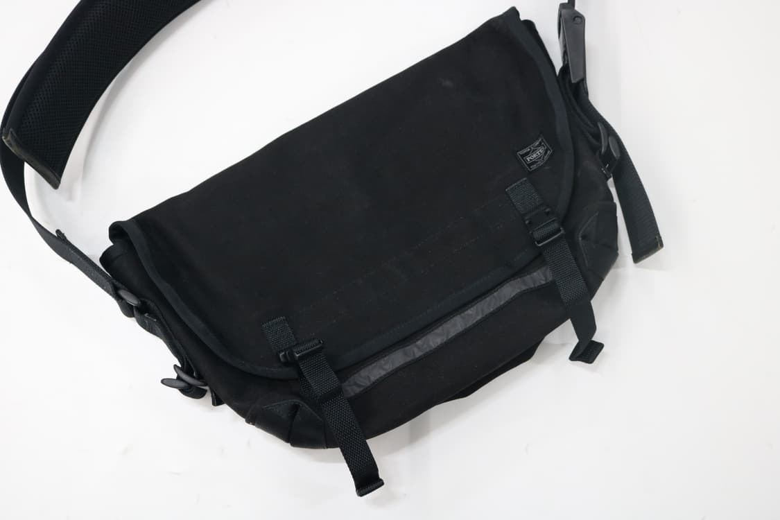 포터 블랙 캔버스 바이커백 상품이미지2