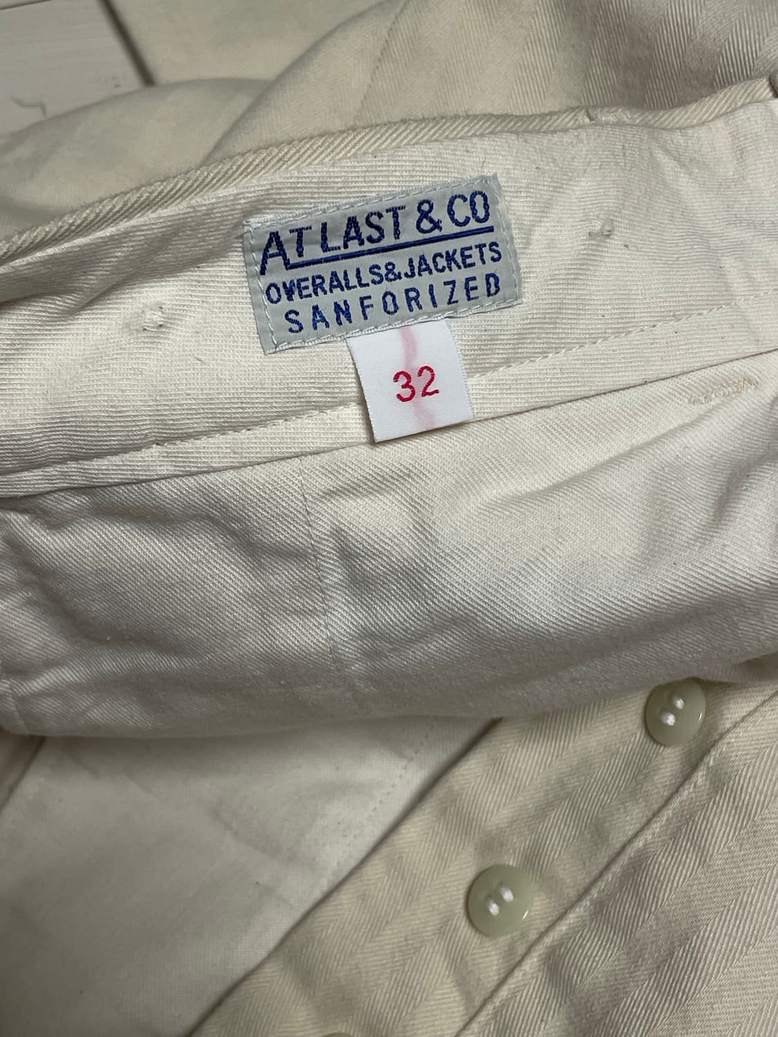 엣라코 헤링본 팬츠 32 상품이미지2