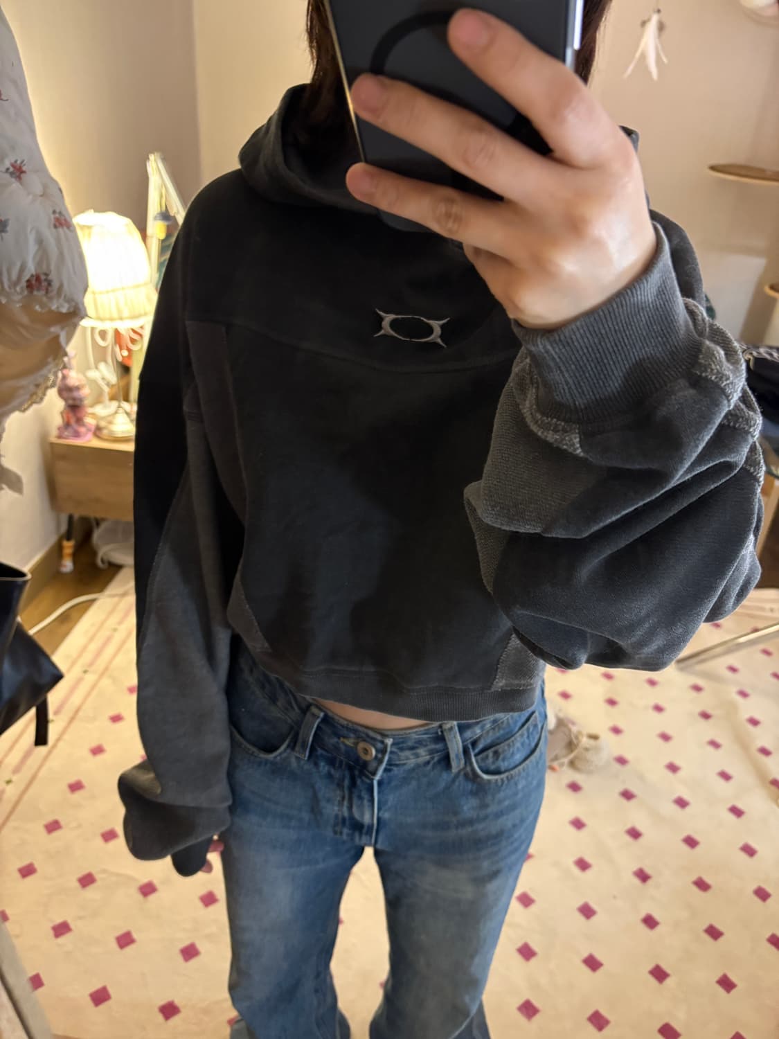 크리틱 크롭 후디 상품이미지4