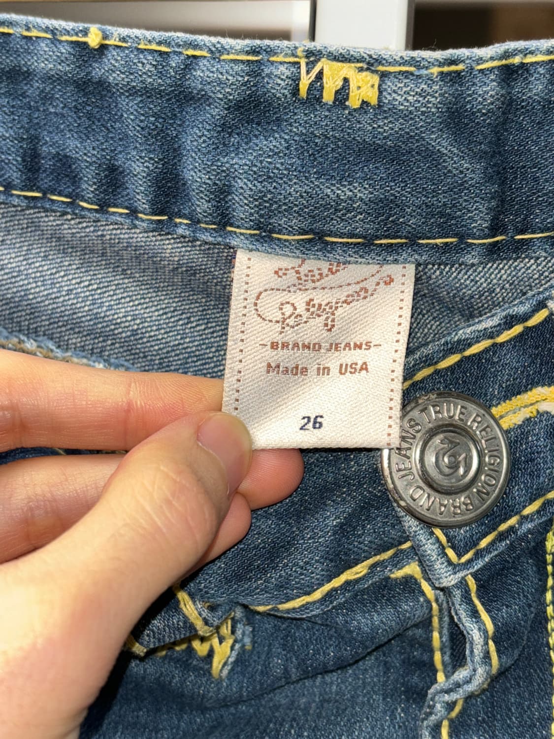 트루릴리전 부츠컷 데님팬츠 상품이미지5