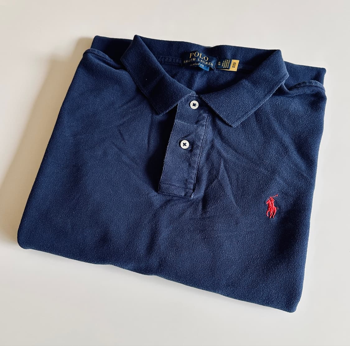 폴로 클래식핏 폴로 셔츠 네이비 XL사이즈 신품급 상품이미지3