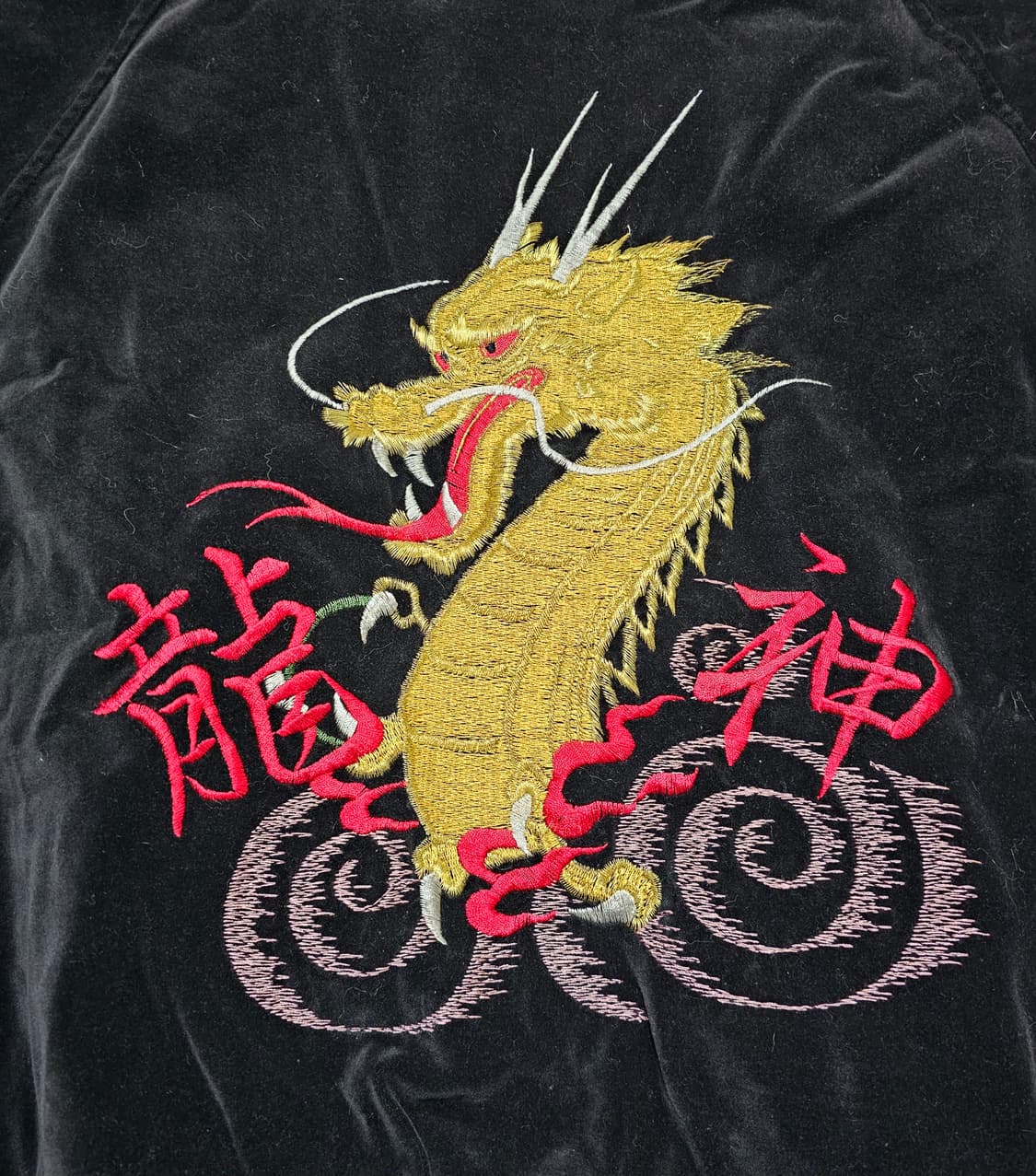 호시히메 벨벳 용 자수 스카잔 F 고급라인 상품이미지5