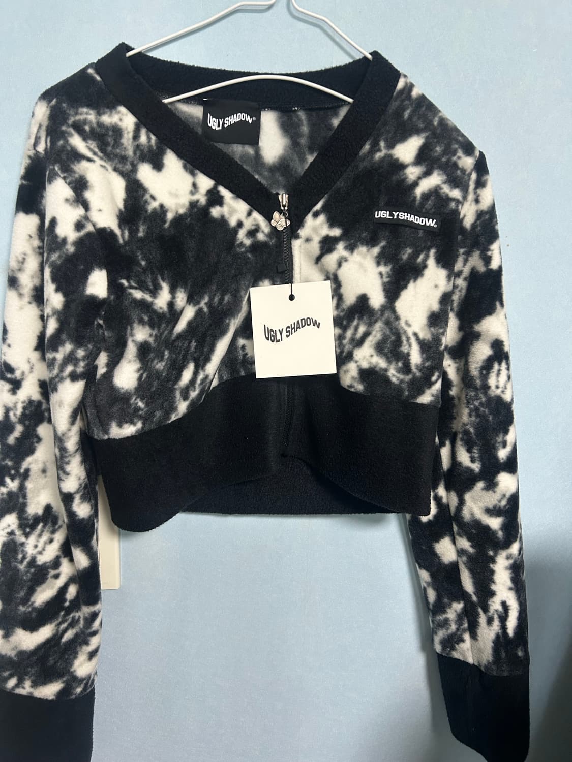 HOOD SET CROP CARDIGAN(BLACK) 상품이미지2