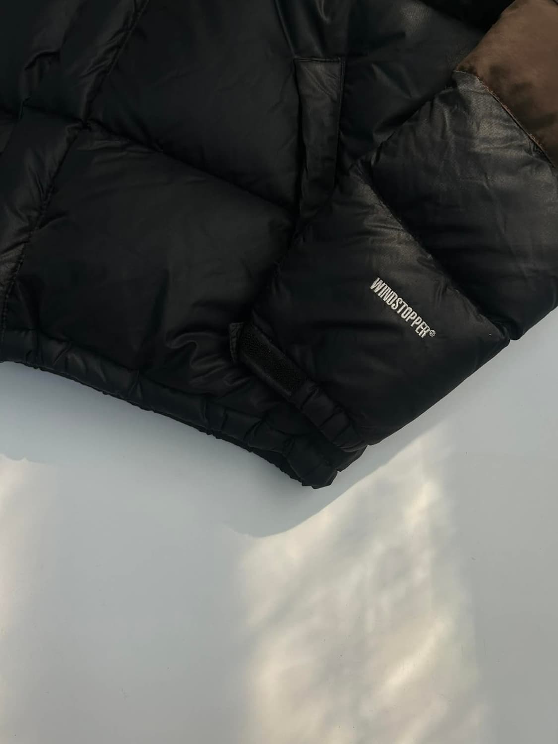 [M] 노스페이스 800필 브라운 다운 후드 푸퍼 패딩 자켓 상품이미지9