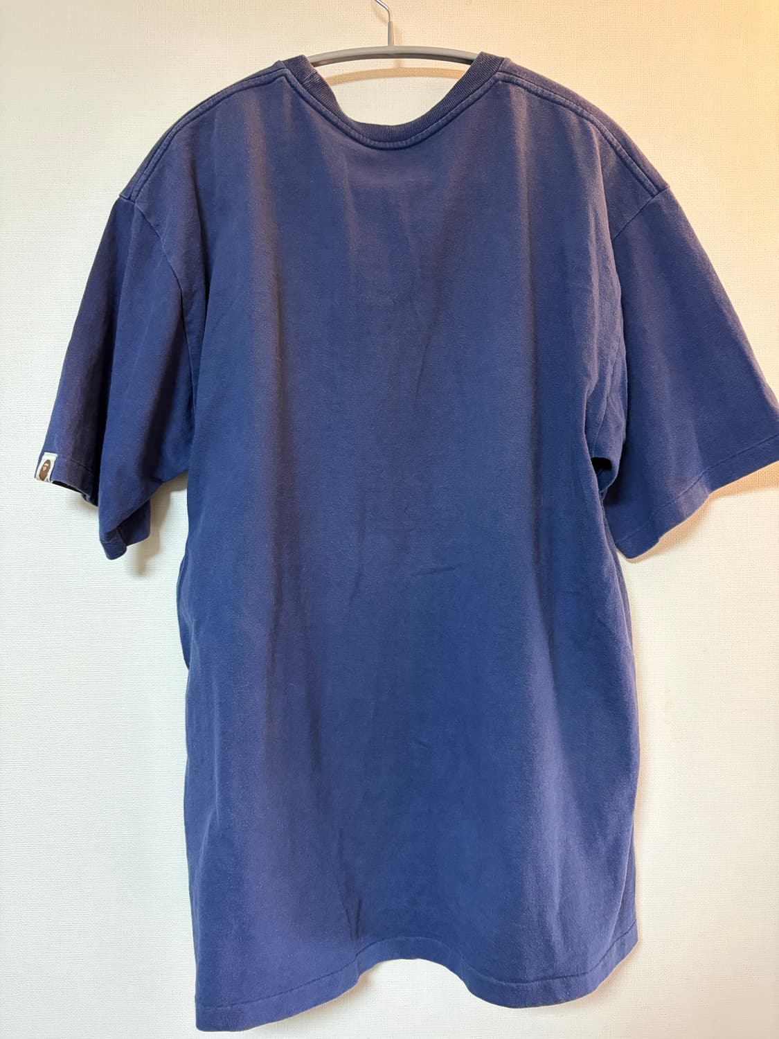 급처) 베이프 컬리지 티셔츠 네이비 상품이미지2