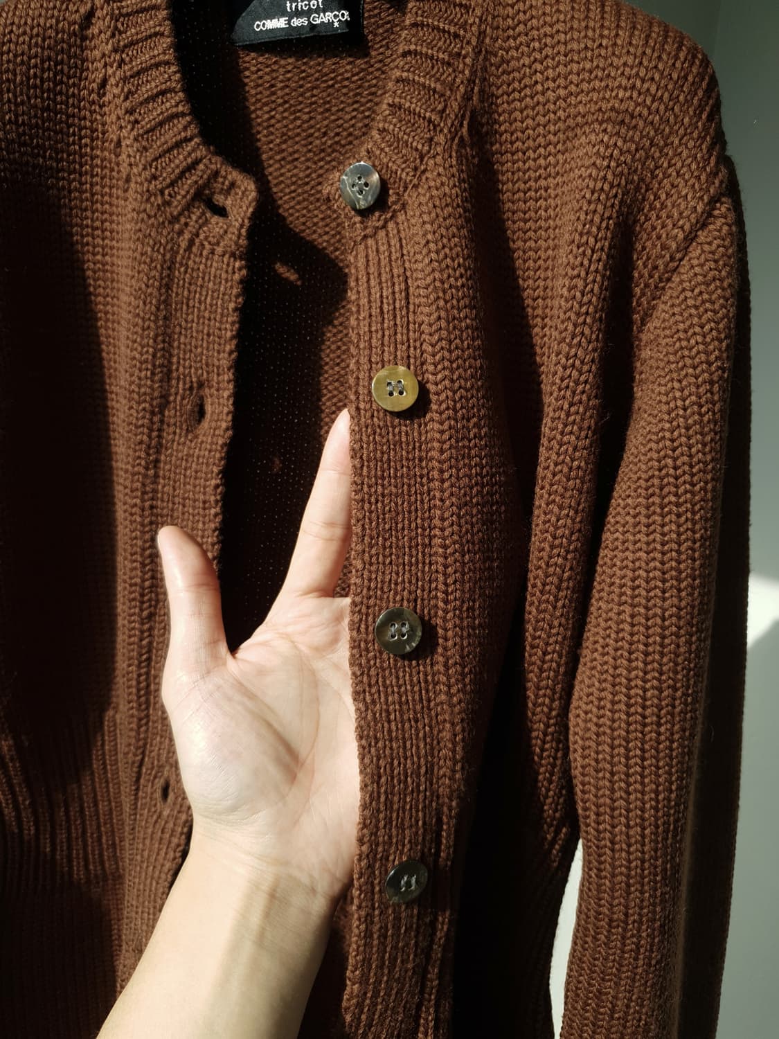 03aw Comme des garcons wool cardigan 상품이미지7