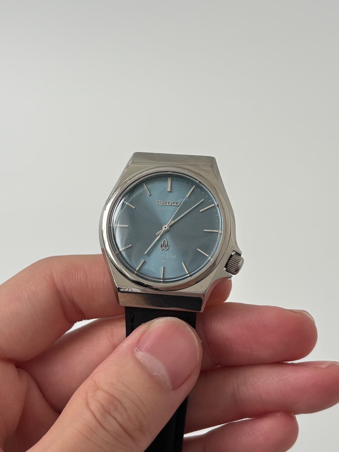 1980s Silverwave Skyblue Dial Quartz 상품이미지3