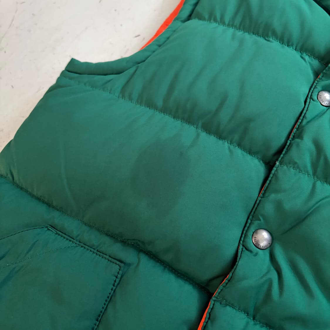 폴로 랄프로렌 빈티지 리버시블 조끼패딩 L 상품이미지3