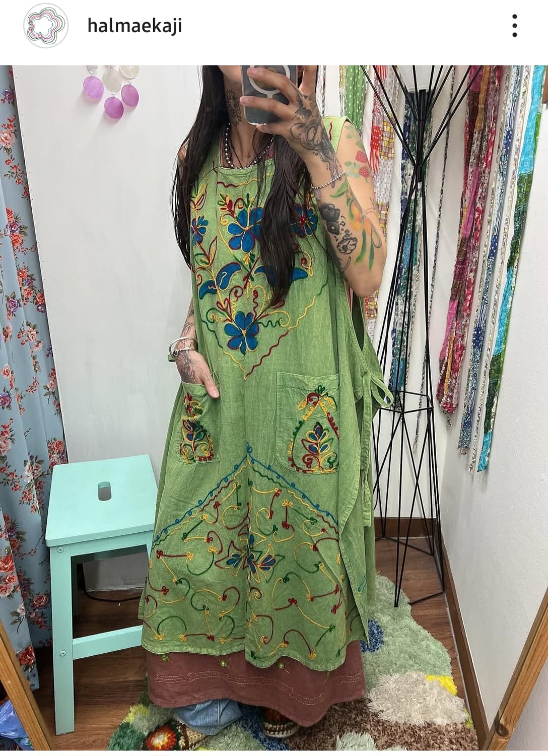 (할매카지) 히피 투웨이 원피스 상품이미지1