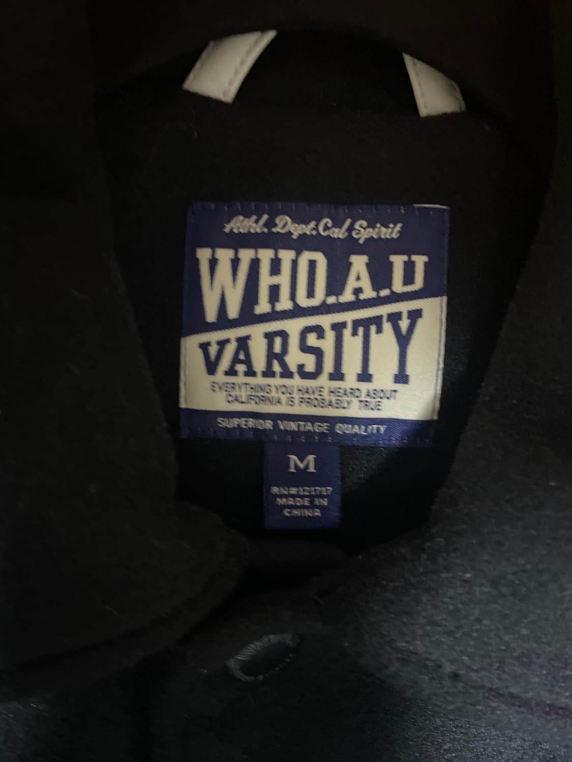 후아유 바시티자켓 상품이미지2