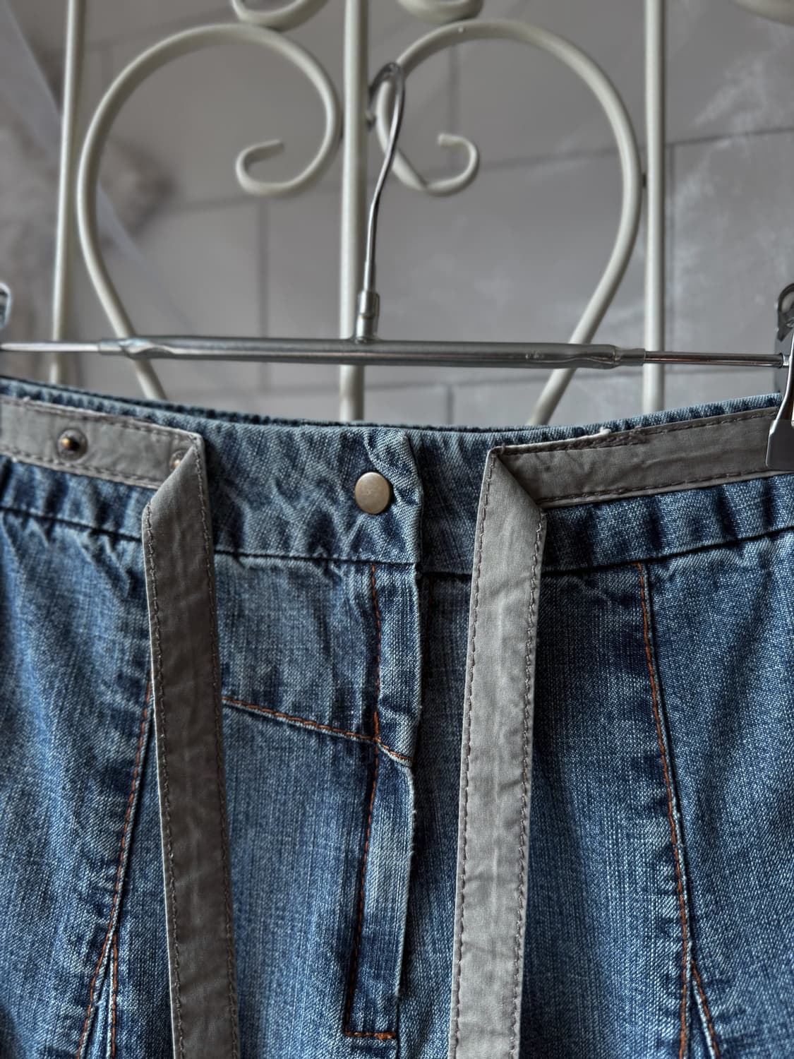 Denim Pleated Skirt 0371 상품이미지2