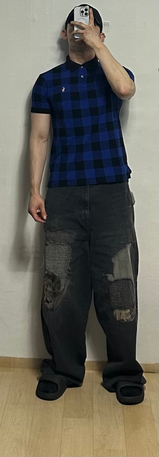 폴로 랄프로렌 체크 카라티 상품이미지5