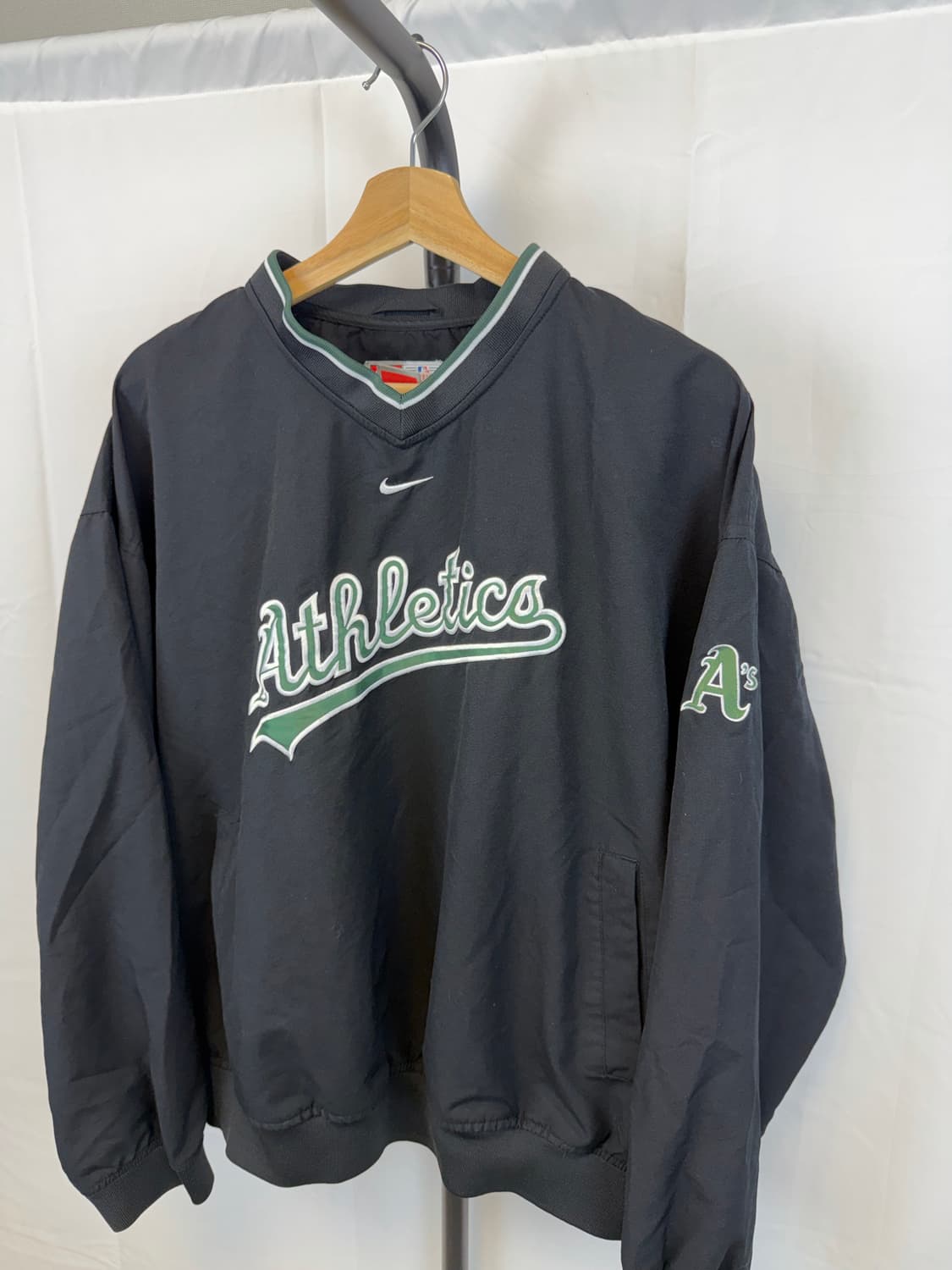 Nike]나이키 웜업 오클랜드 애슬레틱스 웜업 L 바람막이 상품이미지2