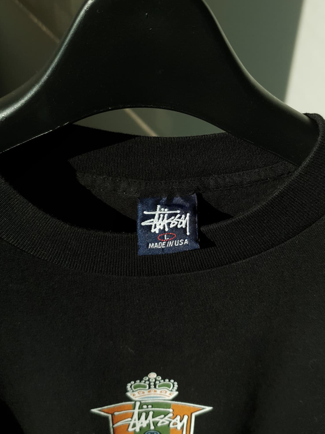90s STUSSY print tee 상품이미지4