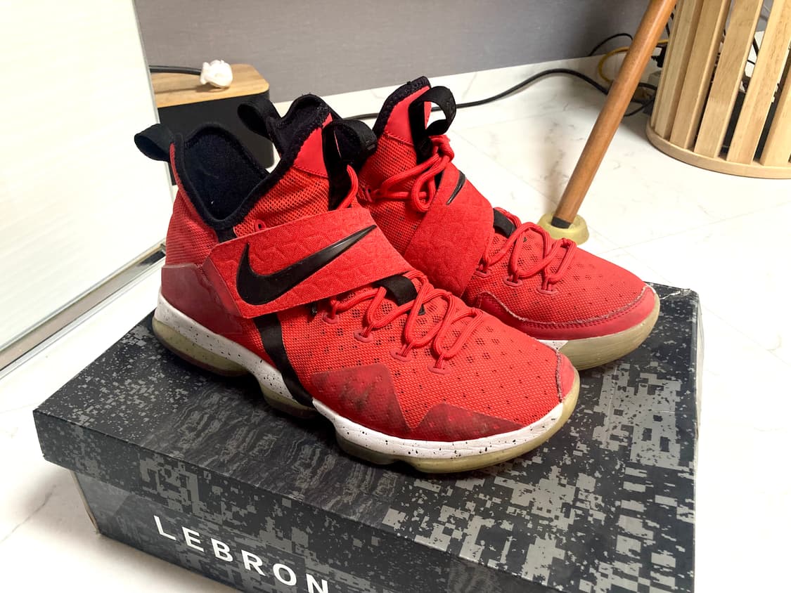 나이키 줌 르브론 14 ep 유니버시티 레드 농구화 280-285 상품이미지1