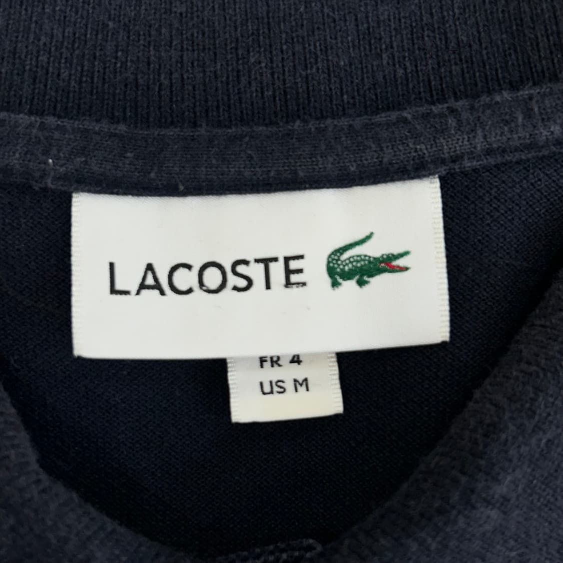 Lacoste 라코스테 스몰로고 네이비 카라티 상품이미지6